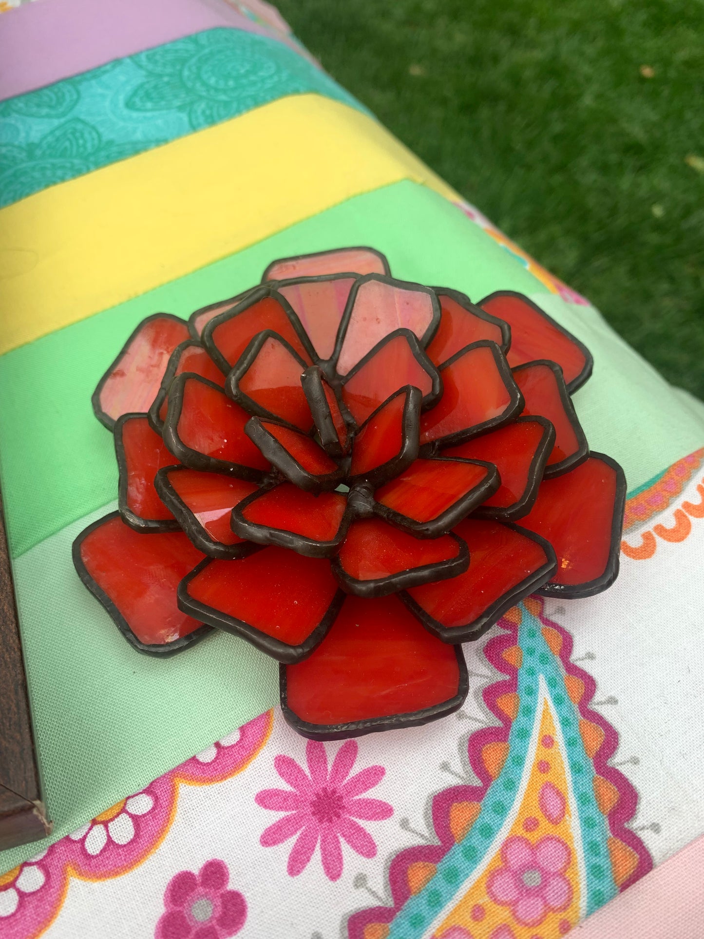 3D Stained Glass Succulent