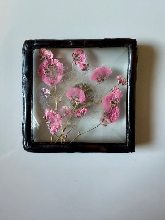 Stained Glass Flower Magnet