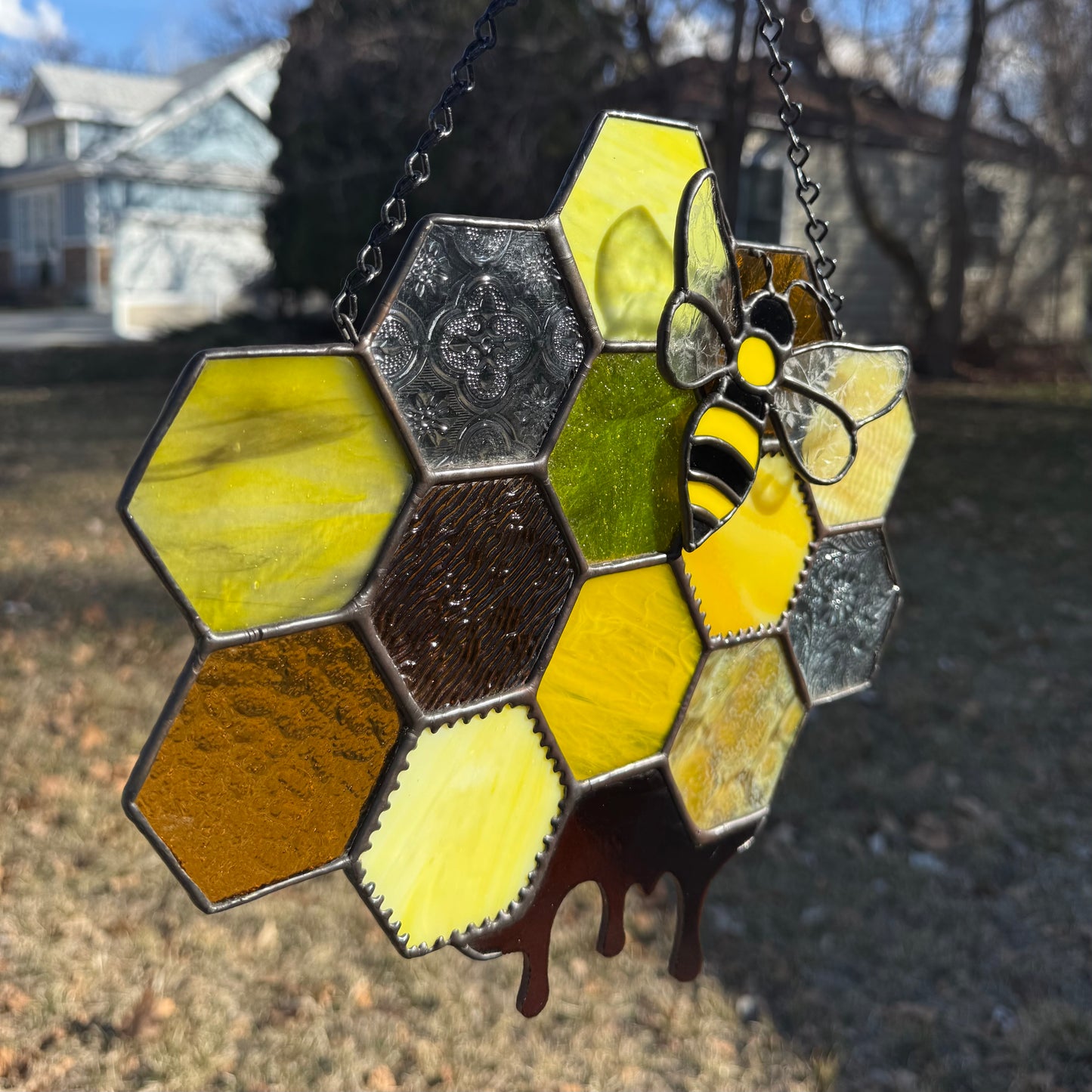 Honeycomb with Magnetic Bee
