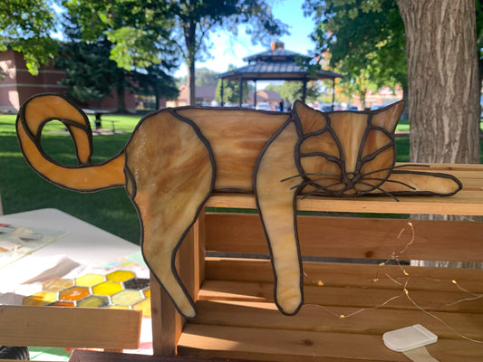 3D Stained Glass Cat