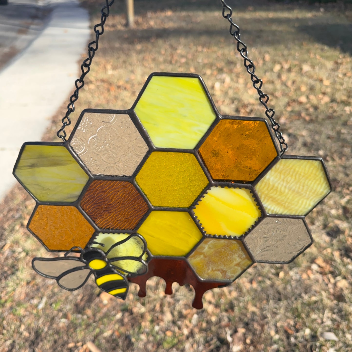 Honeycomb with Magnetic Bee
