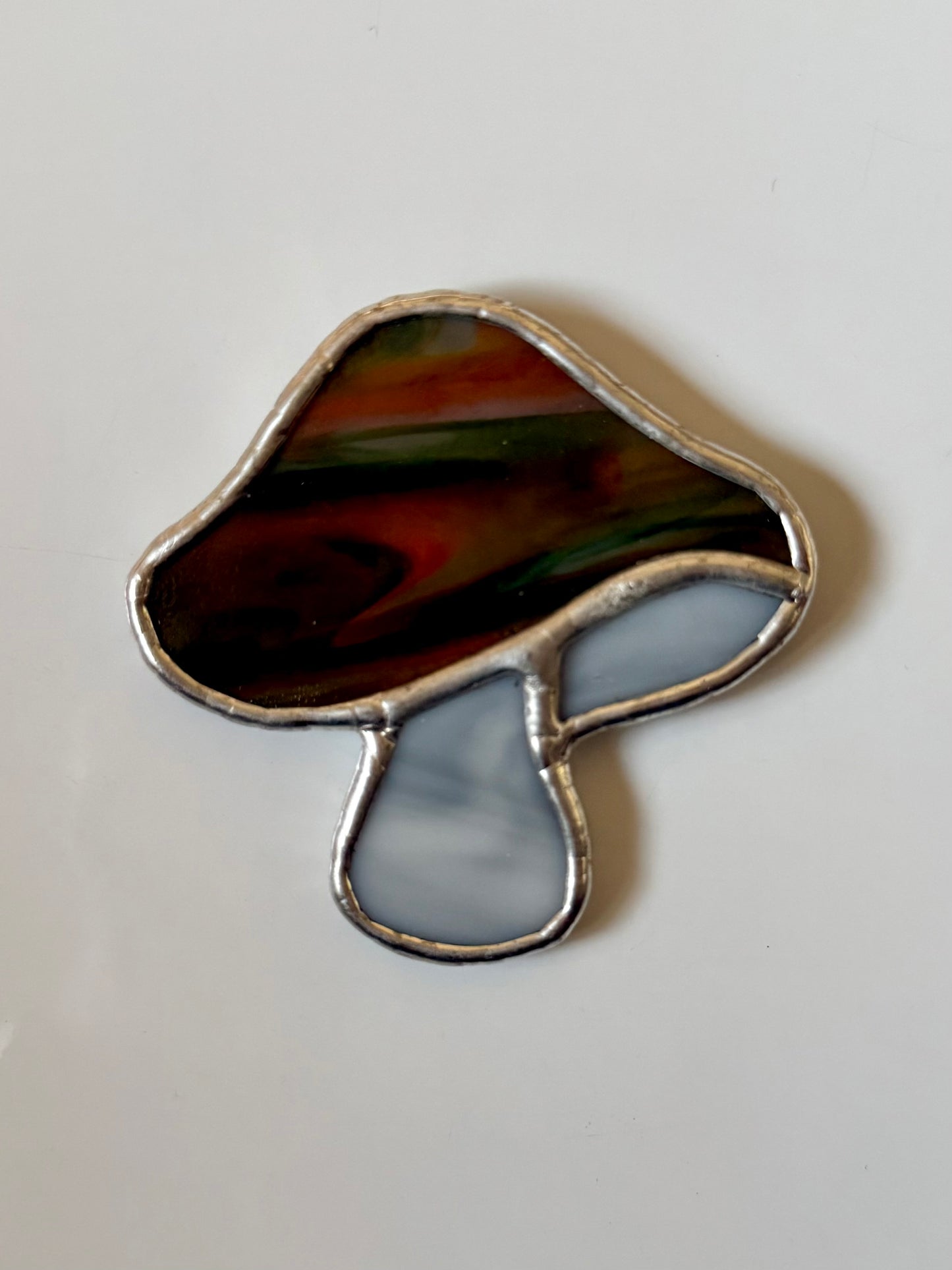 Stained Glass Mushroom Magnet