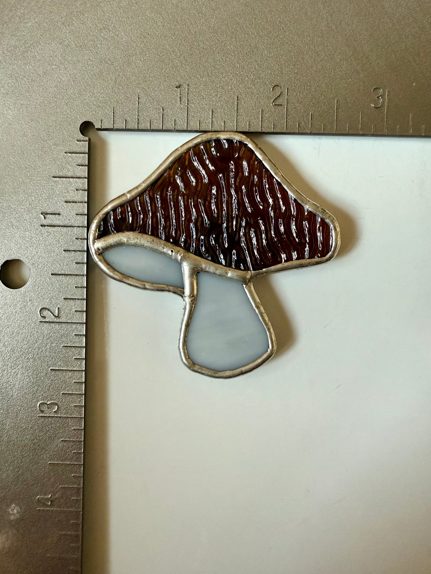 Stained Glass Mushroom Magnet